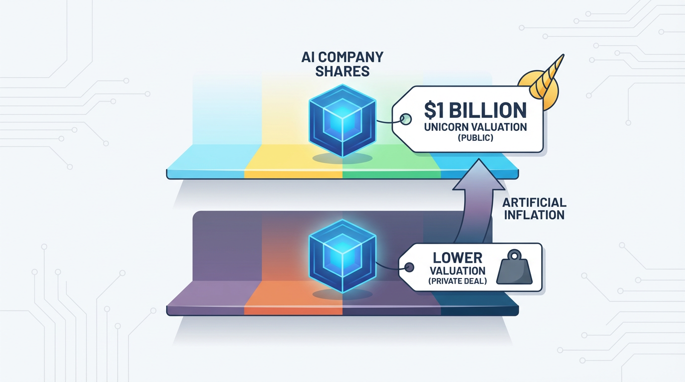 "מיליארד דולר בייבי" : כיצד חברות AI מוכרות אותה מניה במחירים שונים?